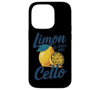 Limón La Dolce Vita Violonchelo Delicia Limón Carcasa para iPhone 14 Pro
