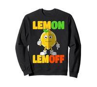 Limón Limón Gracioso Cítricos Juego de Palabras Dibujos Animados Limón Estado Sudadera