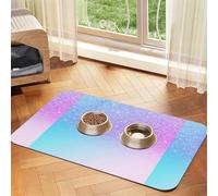 Limón Limón,Tapete Impermeable para Comida de Mascotas, manteles Individuales para Comida y Agua para Perros y Gatos, tapetes de Cuero sintético para Comida.,40x60cm