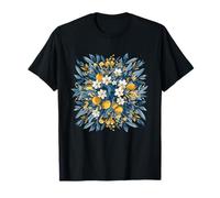Limon Orchard Floral Citrus Spring Botánico Camiseta