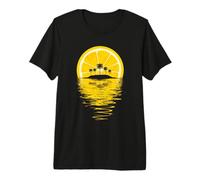 Limón Verano - Sunset Tropical Summer, Regalo, Sol, Splash Camiseta Premium