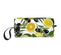 Limón Y Oliva, Bolsa de Maquillaje Bolsa de cosméticos Bolsa de artículos de tocador de Viaje portátil Bolsa de Maquillaje