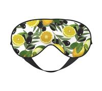 Limón Y Oliva, Cubreojos completos Antifaz bloqueador de luz Antifaz para dormir Antifaz suave con los ojos vendados Noche