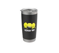 Limonada Divertida Limones Divertidos Hacer Limonada Limonada Ayuda Meme Vaso térmico de acero inoxidable de doble pared