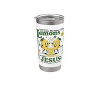 Limonada vintage But My Jesus He Be Making Lemonade Stand Vaso térmico de acero inoxidable de doble pared