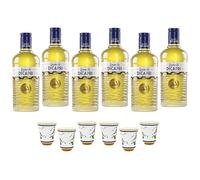 LIMONCELLO 1 LITRO 6 BOTELLAS WITH 6 VIDRIO