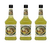 Limoncello Liberty destilado premium selección gourmet - 3 Botellas x 70 cl