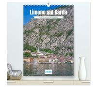 Limone sul Garda - Perle am Westufer des Gardasees (hochwertiger Premium Wandkalender 2026 DIN A2 hoch), Kunstdruck in Hochglanz: Mediterranes Flair am Gardasee - die Altstadt von Limone sul Garda.