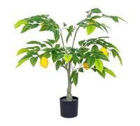 Limonero Artificial, Planta Limonero Falsa, Árbol Artificial En Maceta Con Frutos Vivos, Planta Falsa Con Limones Realistas, Para Decoración Interior Exterior Hogar(170cm/5.6ft)