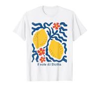 Limones Boho Floral Sole Di Sicilia Viajes Vacaciones Camiseta