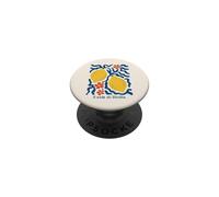 Limones Boho Floral Sole Di Sicilia Viajes Vacaciones PopSockets PopGrip Adhesivo