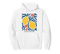 Limones Boho Floral Sole Di Sicilia Viajes Vacaciones Sudadera con Capucha