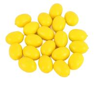 Limones de 100 Piezas, Mini Limones Artificiales Que se Ven Reales, simulación de Forma Realista de la Cocina Realista decoración de Frutas para la Vida de limón para la Mesa de la Cocina de