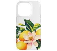 Limones, naranjas y magnolias | Colección Citrus Bloom Carcasa para iPhone 14 Pro
