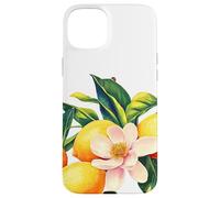 Limones, naranjas y magnolias | Colección Citrus Bloom Carcasa para iPhone 15 Plus