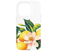 Limones, naranjas y magnolias | Colección Citrus Bloom Carcasa para iPhone 15 Pro