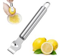 Limones, pelador de limón, cortador de cemento, acero inoxidable, exprimidor de limón, cuchillo de ciselier, con cuchillo de canal y ojo colgante, para cocina y bar