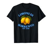 Limoni Di Sorrento Limones Italia Obra De Arte Clásica Camiseta