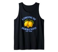 Limoni Di Sorrento Limones Italia Obra De Arte Clásica Camiseta sin Mangas