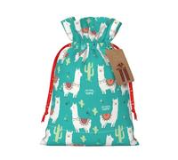LimPac Bolsa de regalo de Navidad de alpaca india, embalaje de regalo de vacaciones, tamaño S, puede acomodar todo tipo de regalos pequeños.