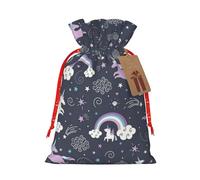 LimPac Bonita bolsa de regalo de Navidad con diseño de animales marinos, embalaje de regalo de vacaciones, tamaño M, puede acomodar todo tipo de regalos pequeños.