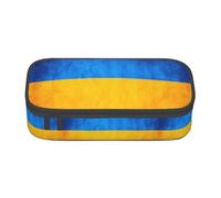 LimPac Estuche multiusos con estampado de bandera de Ucrania, gran capacidad, con cremallera