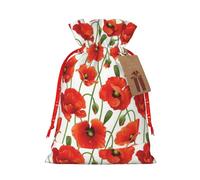 LimPac Flor Bolsa de regalo de Navidad, embalaje de regalo de vacaciones, tamaño S, puede acomodar todo tipo de regalos pequeños.