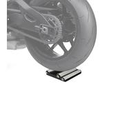 Limpia Cadenas Moto con soporte ruedas universal para neumáticos <180 mm