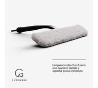 Limpia cristales Blaze 2 en 1 28 cm Rasqueta de silicona Funda de microfibra Klarstein
