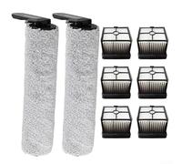 Limpia eficazmente tu hogar con el juego de cepillo de rodillo Vozascly W15 y filtro HEPA (B)