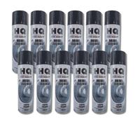 Limpia Frenos HQ 500 ml | Pack DE 12 - Spray Limpiador de Frenos, Elimina Grasa, Aceite y Residuos en Frenos. | 500 ml
