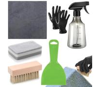 Limpia Lápidas para Tumbas Guantes Raspador Pulverizador Paño | Kit Limpieza para Cuidado Lápidas Exteriores, Mantenimiento Cementerios, Preservación Monumentos, Sitios Históricos y