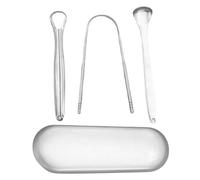 Limpia Lenguas de Acero Inoxidable,Eliminador de Mal Aliento Portátil | Rascador de lengua metálico - Para Hogar, Viajes, Escuela, Hombres, Mujeres, Niños, Jóvenes, Adolescentes, Hijos, Hijas, Familia