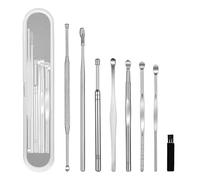 limpia oidos 8 piezas de limpiador de oídos, palillos for los oídos, herramienta for eliminar la cera, cuchara limpiadora for el cuidado de los oídos, removedor de cerumen