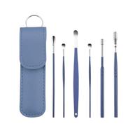 limpia oidos Limpiador de oídos Palillos for los oídos Herramienta for eliminar la cera Cuidado Limpiador de oídos Cuchara Removedor de cerumen(Blue1)