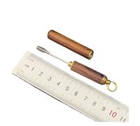 limpia oidos Mini llavero limpiador de oídos portátil de madera maciza, herramienta for eliminar la cera del oído(Color3)