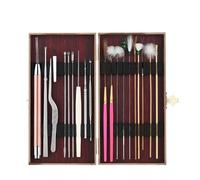 limpia oidos Set de palillos de limpieza for oídos, masajeador, palillo de acero inoxidable, removedor de cera, limpiador(20pcs)