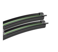 Limpia Parabrisas Escobillas Limpiaparabrisas Delanteras Para Peugeot Para Expert 2007-2023 2 Unidades Accesorios Parabrisas Juego Escobillas Limpiaparabrisas(Black-Green,Exp*ert (2016-2023))