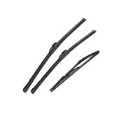 Limpia Parabrisas para Fiat Panda 169 2003-2012 2004 2005 2006 2007 2008 2009 Parabrisas 22" 16" 13" Juego De Escobillas Limpiaparabrisas Delanteras Y Traseras Escobillas limpiaparabrisas Coche