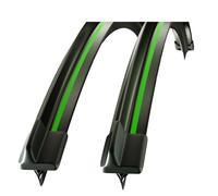 Limpia Parabrisas Para Lexus GS200t GS300 GS350 GS450H 2000-2020 Escobillas Limpiaparabrisas Delanteras Accesorios Ventanas Parabrisas 2x Escobillas Limpiaparabrisas(Black-Green,GS*450H (2013-2018))