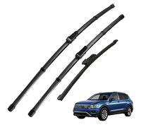 Limpia Parabrisas para VW Tiguan 2017-2019 26"+21"+14", Goma Antiarañazos Juego Escobillas De Limpiaparabrisas Delanteras Y Traseras