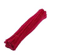 Limpia Pipas Tubo de vástago chenilla for niños, 500 Uds., manualidades juguete creativas DIY, limpiadores palos, tiras felpa educativas for guardería, Material hecho a mano(Plum red)