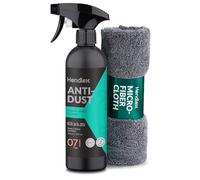 Limpia Salpicaderos Coche, 500ml, con Paño de Microfibra - Limpieza Interior, Elimina Polvo y Suciedad, Deja Brillo y Aroma Fresco - Renovador de Plásticos Coche