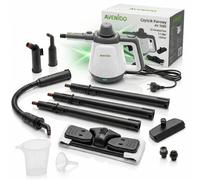 avenido Limpiador a vapor de 2000 W, limpiador a vapor, limpiador a vapor con 13 boquillas, limpieza a vapor de alta presión 3,5 bar, 44 g/min, rápido tiempo de calentamiento