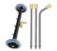 Limpiachasis Para Hidrolimpiadora | Lanza Extensible De 41 Cm Para Limpiar Bajos - Lanza De Alta Presión Para Lavado De Vehículos Y Taller | Limpieza Exterior Lavado De Vehiculos