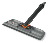 Limpiacristales con rasqueta de Goma GARDENA: Limpiador de Ventanas Cleansystem con rasqueta de Goma, paño de microfibras Lavable (5564-20)