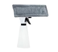 Limpiacristales de microfibra - Práctico limpiador de ventanas con pulverizador | Kit de herramientas de limpieza multiusos para cocina, parabrisas, azulejos, encimeras de baño, puerta