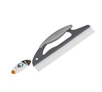 Limpiacristales de silicona con mango, marca genérica, modelo gris, l