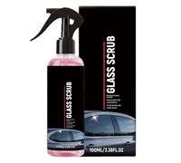 Limpiacristales En Spray 100 ml De Líquido Limpiador Invisible Y Potente | Spray Limpiacristales Para Coches Para Coches Automóviles Puerta Ducha Espejo Baño Hogar Casa Interior Exterior Familia