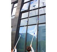 Limpiacristales Limpiador de Ventanas Aluminio Escobilla Telescópica Limpia Cristales 2 En 1, Interior/ Exterior Kit De Herramientas De Limpieza De Ventanas, 1,2 2,4 3,6 4,5 6 M De Longitud ( Size : L